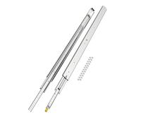 VEVOR 1 Pair Full Extension Drawer Slides 16 18 20 24 30 35 37.4 59 24 32 36 40 48 60 in, 500 lbs Load Capacity Locking Drawer Slides, Ball Bearing with Lock Side Mount Drawer Slide Rail