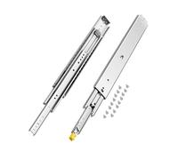 VEVOR 1 Pair Full Extension Drawer Slides 16 18 20 24 30 35 37.4 59 24 32 36 40 48 60 in, 500 lbs Load Capacity Locking Drawer Slides, Ball Bearing with Lock Side Mount Drawer Slide Rail