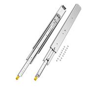 VEVOR 1 Pair Full Extension Drawer Slides 18 20 22 28 30 32 36 38 40 44 48 52 56 60 in, 500 lbs Load Capacity Locking Drawer Slides, Ball Bearing with Lock Side Mount Drawer Slide Rail