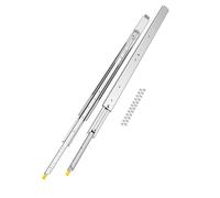 VEVOR 1 Pair Full Extension Drawer Slides 18 20 22 28 30 32 36 38 40 44 48 52 56 60 in, 500 lbs Load Capacity Locking Drawer Slides, Ball Bearing with