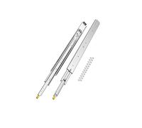VEVOR 1 Pair Full Extension Drawer Slides 18 20 22 28 30 32 36 38 40 44 48 52 56 60 in, 500 lbs Load Capacity Locking Drawer Slides, Ball Bearing with Lock Side Mount Drawer Slide Rail