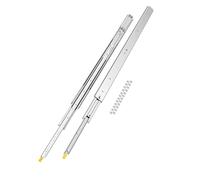 VEVOR 1 Pair Full Extension Drawer Slides 18 20 22 28 30 32 36 38 40 44 48 52 56 60 in, 500 lbs Load Capacity Locking Drawer Slides, Ball Bearing with Lock Side Mount Drawer Slide Rail