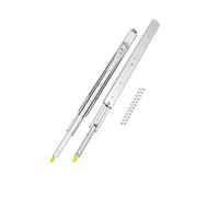 VEVOR 1 Pair Full Extension Drawer Slides 18 20 22 28 30 32 36 38 40 44 48 52 56 60 in, 500 lbs Load Capacity Locking Drawer Slides, Ball Bearing with Lock Side Mount Drawer Slide Rail
