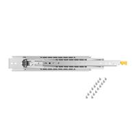 VEVOR 1 Pair Full Extension Drawer Slides 18 20 22 28 30 32 36 38 40 44 48 52 56 60 in, 500 lbs Load Capacity Locking Drawer Slides, Ball Bearing with Lock Side Mount Drawer Slide Rail