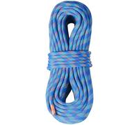 VEVOR 10.2mm Dynamic Climbing Rope, 40M(131ft) Outdoor Rock Climbing Rope 25KN Breaking Tension, Stretchable Fiber Rope with Steel Snap Hooks for Escape, Rappelling, Fire Rescue, Blue