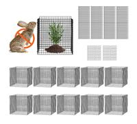 VEVOR 10 Pack Plant Protector from Animals, 12'' x 12'' Chicken Wire Plant Protector, Plant Cages for Outdoor Plants, Flowers & Vegetables, Keeps Bun