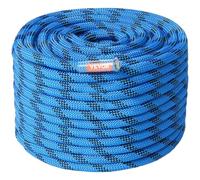 VEVOR 12.7mm Static Climbing Rope 38M(125ft) Outdoor Rock Climbing Rope Blue