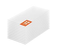 VEVOR 12 Pack Polycarbonate Greenhouse Panels, 2' X 4' X 0.24'' Roof Panels Sheets, Waterproof UV Protected Corrugated Plastic Roofing, Impact Resista