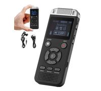 VEVOR 128GB Digital Voice Recorder with Playback, USB Password Audio Recording Device, 8730 Hours Storage, 40 Hours Continuous Recording for Conference, Meeting