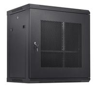 VEVOR 12U Wall Mount Network Server Cabinet, 15.5'' Deep, Server Rack Cabinet Enclosure, 200 lbs Max. Ground-mounted Load Capacity, with Locking Door