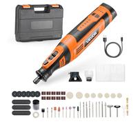 VEVOR 136 Pcs Wireless Rotary Tool Kit DC8V Mini Portable Rotary Tool 5 Speed 5000-30000rpm Multi-Purpose DIY Tools for Engraving Sanding, Polishing