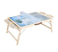 VEVOR 1500 Piece Puzzle Table with Folding Legs, 4 Drawers and Cover, 86x63cm Portable Wooden Board, Jigsaw Puzzle Accessories for Adults, Puzzle Organizer & Storage System, Birthday Gift for Mom