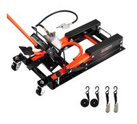 VEVOR 1500lbs Hydraulic & Pneumatic Motorcycle Jack Lift Hoist Stand 2 Casters
