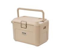 VEVOR 16.5 QT Hard Cooler with Ice Retention, Heavy-Duty Handles, Cup Holder, Lightweight Rigid Material, Suitable for Family Picnics and Short Trips