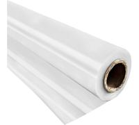 VEVOR 16 x 28 ft Greenhouse Plastic Sheeting 6 Mil Thickness UV Resistant Clear Polyethylene Film Hoop Green House Cover for Farms Agriculture Gar