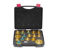 VEVOR Brake Master Bleeder Kit, 17 Pcs, Professional Brake Bleeder Adapter Set with Complete Kit & Handle, Durable Brake Bleeder Adapter for Brake Fluid Filling Fit for Most New & Old Vehicles