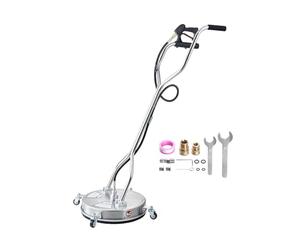 VEVOR 18" Pressure Washer Surface Cleaner, Stainless Steel with 4 Wheels