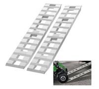 VEVOR 6000 LBS Capacity Loading Ramps for Motorcycle/Dirt Bike/Trailer/ATV/UTV/Garden Tractor/Lawn Mower, 2PCS, Silver, 1830 x 380 x 63 mm