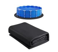 VEVOR 18ft Round Pool Liner Pad, Pool Liner Pad for Above Ground Swimming Pools, Pool-Mat Prevents Punctures, Recycled Geotextile Material Underlayment Pads, Extend Service Life