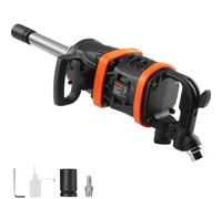 VEVOR 1 Inch Air Impact Wrench, Up to 5175 ft-lbs Beast Reverse Torque Output Pneumatic Impact Gun w/ 8 Inch Extended Anvil for Repairs and Maintenance of Heavy Duty Machinery/Semi-Truck/Bus