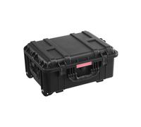 Vevor 2.5 Cu.ft Weatherproof Hard Case, Waterproof Hard Case With Rolling Wheels And Retractable Pull Handle, Black