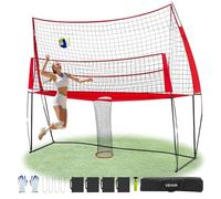 VEVOR Volleyball Training Net System Portable Practice Equipment Indoor Outdoor