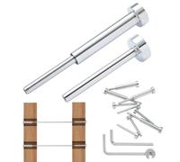 VEVOR 20 Pack Invisible Cable Railing kit, T316 Stainless Steel 3.2mm Invisible Receiver and Swage Stud End for Cable Railing, Swage Tensioner 3.2mm f