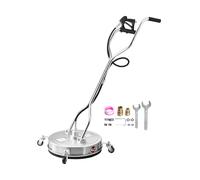 VEVOR 20" Pressure Washer Surface Cleaner 4 Wheels Dual Handle 4000 Max PSI
