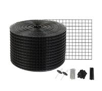 VEVOR 20 x 3048 cm Solar Panel Bird Guard, Critter Guard Roll Kit with 100pcs Aluminum Alloy Fasteners, Solar Panel Guard with Rust-proof PVC Coating,