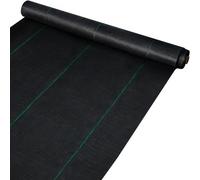 VEVOR 6.5FTx300FT Premium Weed Barrier Fabric Heavy Duty 3.2OZ, Woven Weed Control Fabric, High Permeability Good for Flower Bed, Geotextile Fabric for Underlayment, Polyethylene Ground Cover