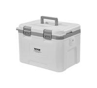 VEVOR 21 QT Hard Cooler with Ice Retention, Heavy-Duty Handles and Strap, Lightweight Rigid Material Insulated Portable Cooler, Suitable for Family