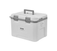 VEVOR 21 QT Hard Cooler with Ice Retention, Heavy-Duty Handles and Strap, Lightweight Rigid Material Insulated Portable Cooler, Suitable for Family Picnics and Short Trips