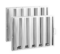 VEVOR 24.5Wx19.5H Inch Commercial Hood Filter Range Hood Baffle Stainless Steel