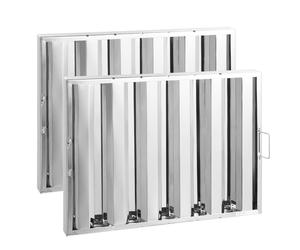 VEVOR 24.5Wx19.5H Inch Commercial Hood Filter Range Hood Baffle Stainless Steel