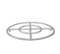 VEVOR 24 inch Round Drop-in Fire Pit Pan, Stainless Steel Fire Pit Burner, Natural & Propane Gas Fire Pan 92,000 BTU, for Indoor or Outdoor Use