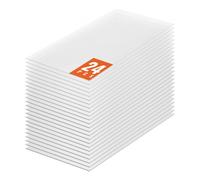 VEVOR 24 Pack Polycarbonate Greenhouse Panels, 2' X 4' X 0.16'' Roof Panels Sheets, Waterproof UV Protected Corrugated Plastic Roofing, Impact Resistance Clear Roofing Sheets for Greenhouse/Garden