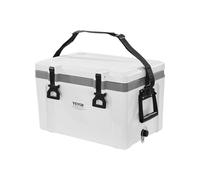 VEVOR 26 QT Hard Cooler with Ice Retention, Heavy-Duty Handles and Strap, Lightweight Rigid Material Insulated Portable Cooler, Suitable for Family Picnics and Short Trips