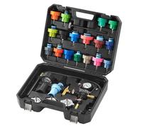 VEVOR 28 Pcs Radiator Pressure Tester Coolant Vacuum Purge Refill With Adapters
