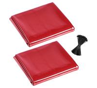 VEVOR 2PCS Welding Curtains, 6 x 8FT Welding Screen Curtain, Flame-Resistant Vinyl Safety Protective Screen with 6-Level UV Protection & Hanging Holes