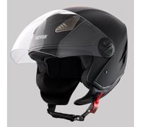 VEVOR Motorcycle Helmet, 3/4-Face, Smart Street ABS & High Density with Bluetooth Slot & Interchangeable Lens, ECE Approved Comfortable Motocross Helmet, Fit for Youth & Adults,M(57-58cm)