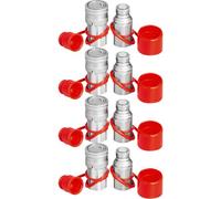 VEVOR 3/4NPT Hydraulic Quick Connect 3/4body Hydraulic Coupler 20.7MPa Hydraulic Coupling Quick Connect 106L/min Hydraulic Quick Coupler (ISO 16028)