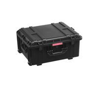 Vevor 3.5 Cu.ft Weatherproof Hard Case, Waterproof Hard Case With Rolling Wheels & Retractable Pull Handle, Black Large