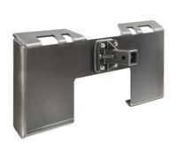 VEVOR 3/8" Skid Steer Attachment Plate, Skid Steer Mount Plate with 2.28" Hitch Receiver, Quick Attachment Loader Plate, Compatible with Deere, Kubota, Bobcat, Mahindra Skid Steers and Tractors