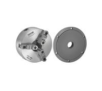 VEVOR 3-Jaw Lathe Chuck, 8 Inch (200 mm), Self-Centering Chuck with 2 1/4 in-8 Threaded Backing Plate, 0.16-7.87 in (4-200 mm) Clamping Range with T-wrench Screws, HT300 Material, for Wood Metal Lathe