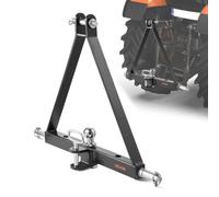 VEVOR 3 Point Hitch Receiver with 2 in Receiver, 3pt Quick Hitch Attachment, 6,000 lbs Capacity, Heavy Duty Tractor Tow Drawbar Adapter, Compatible wi