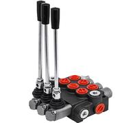 VEVOR 3 Spool hydraulic control valve,hydraulic valve unibody 3 spool valve ,Hydraulic Directional Control Valve 11gpm 40 L Double Acting Cylinder