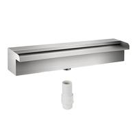 VEVOR 30 cm x 11.5 cm x 8 cm Stainless Steel Decorative Waterfall Pool Fountain For Garden Pond Indoors And Outdoors