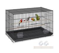 Uimoso 30 inch Bird Cage Metal Large Parakeet Cages for Cockatiels Small Parrot