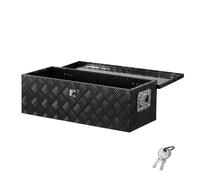 VEVOR 30"x13"x9.6" Heavy Duty Aluminum Truck Bed Tool Box for Pickup RV Black