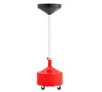 Vevor 30L Waste Oil Drain Tank, Industrial Fluid Drain Tank With Adjustable Funnel Height, Portable Oil Drainer